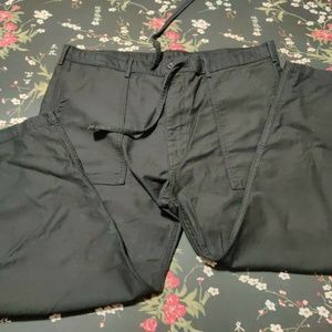 Levis Loose Battalion Pants Black Mens Sz 40 X 30